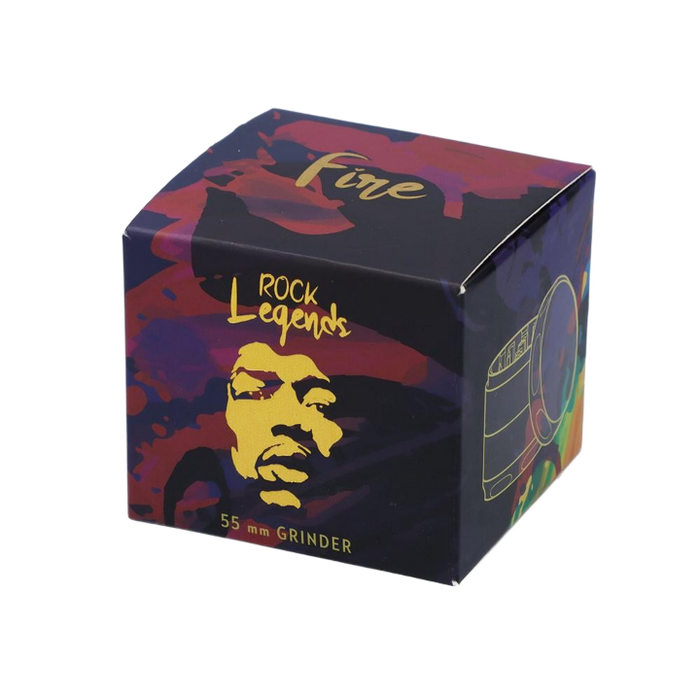 Jimi Hendrix Fire 55mm 4-Piece Grinder