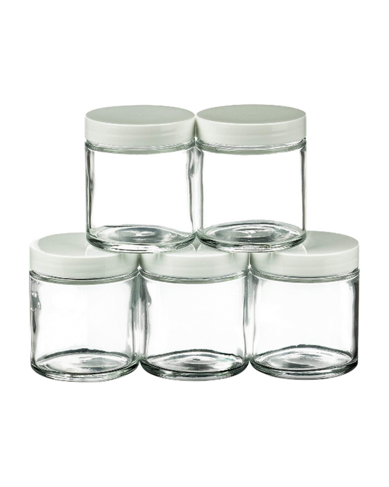 Glass Jar w/ Plastic Cap