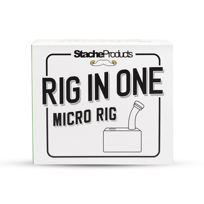 Stache 14mm Micro Rig RiO Replacement Glass Water Pipe - Teal
