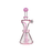 The Beverly SUBTL Collab Hourglass Recycler - Pink