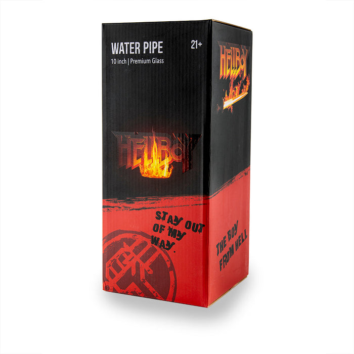 Famous Brandz Water Pipe Beaker - 9.5" - Hellboy