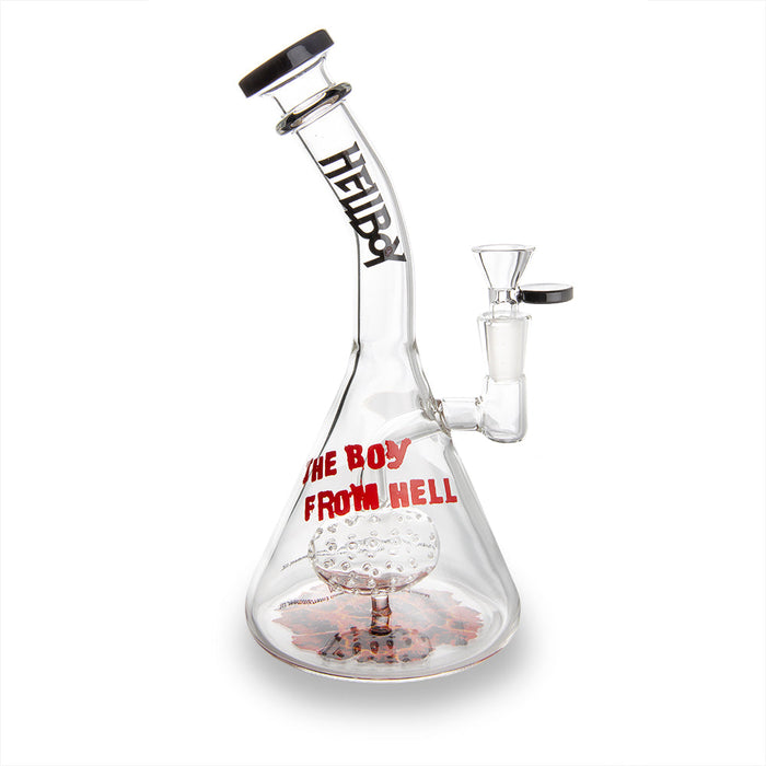 Famous Brandz Water Pipe Beaker - 9.5" - Hellboy