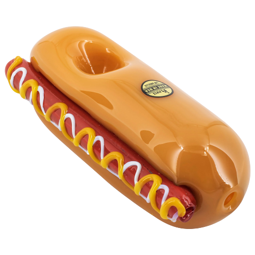 LA Pipes Hot Doggy Dog Hand Pipe