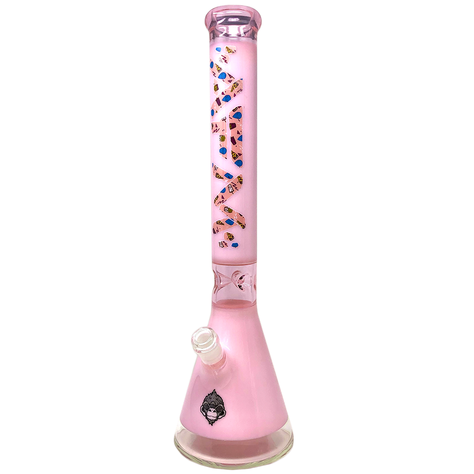 The Max Beaker - 18" All Pink