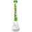 The Quasar Beaker 18" - Clear Bottom Lime/White