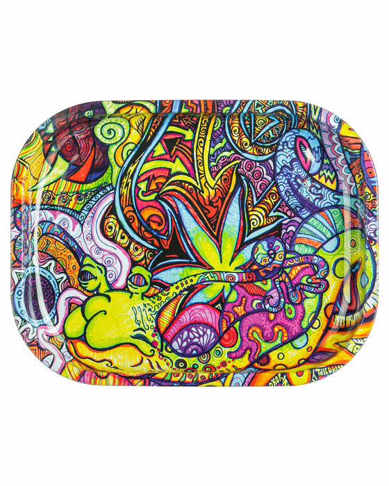 Psychedelic Snail Rolling Tray